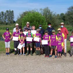 Fin de stage petite récompense et remise du diplôme AAPPMA Seltz