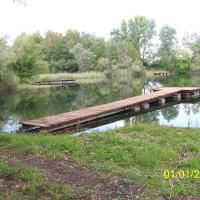 Ponton réservoir des Cigognes AAPPMA Seltz